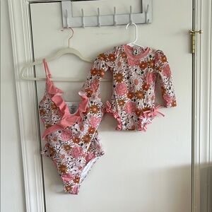 Caden Lane Mommy & Me Matching Floral Swimsuits